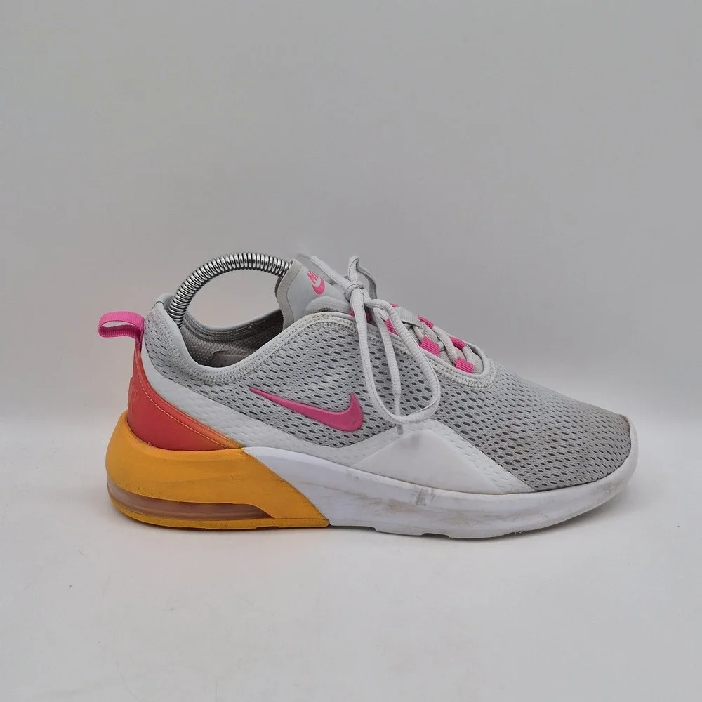 Nike Air Max Shoes Womens Size 8.5 Gray Pink Mesh Running Sneakers CJ9996-001